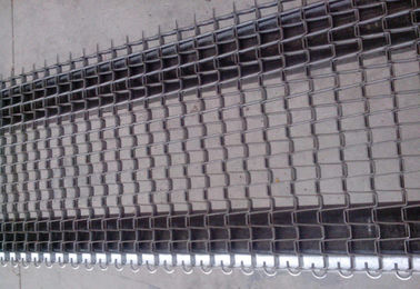 Веаве пояса плоской проволоки звена цепи безопасности простой для леча печи ИСО9001