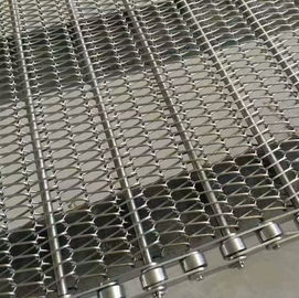 Конвейерная лента сетки обезвоживания цепная теплостойкая для ширины подгонянной переходом