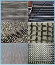 Плоской проволоки сетки металла конвейерной ленты нержавеющей стали нестандартная конструкция цепной