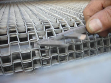 Тип сота пользы керамики конвейерной ленты плоской проволоки нержавеющей стали высокой отметки